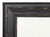 Rustic Ebonized Wood Framed Mirror. Mirror plate: 22.25" H x 38.25" W; frame: 36" H x 42" W x 1.5" D. Provenance: From a...