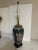 Vintage Chinoiserie Floral Green Table Lamp For Sale - Image 4 of 8
