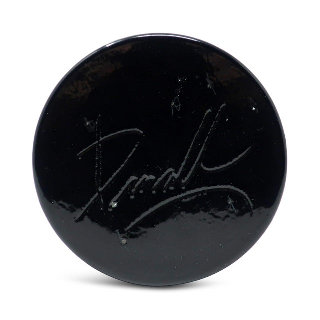 Postmodern Studio Ceramic Tall Candlestick by Michael Duvall For Sale In New York - Image 6 of 6