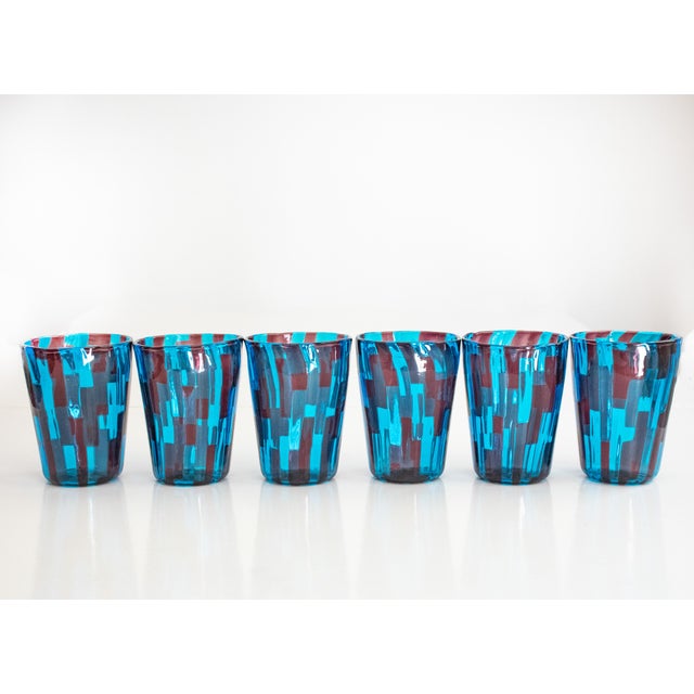 Drinking Glasses in Murano Glass by Maryana Iskra for Ribes the Art of Glass, 2004, Set of 6 For Sale - Image 18 of 18
