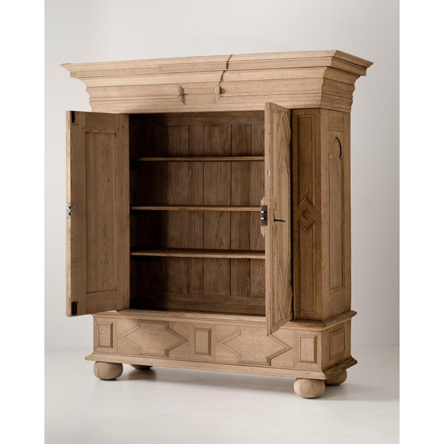 Baroque 19th Century Oak Baroque Cabinet For Sale - Image 3 of 18