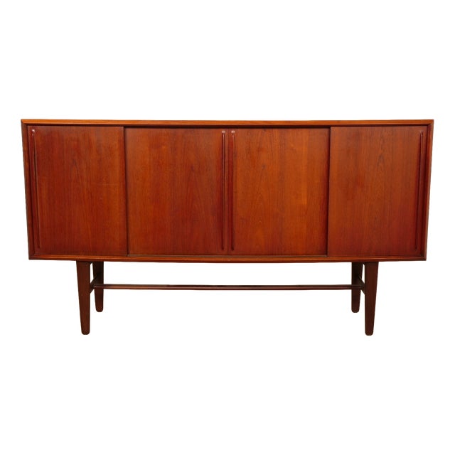 Vintage Danish Highboard in Teak by Arne Vodder for HP Hansen For Sale
