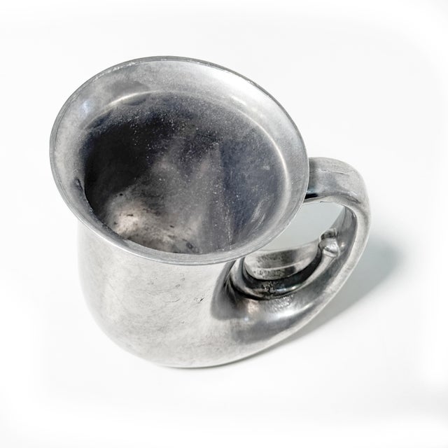 A whimsical little piece of Italian vintage barware! This sculptural horn-shaped mug by Duratale for Leonard features a...
