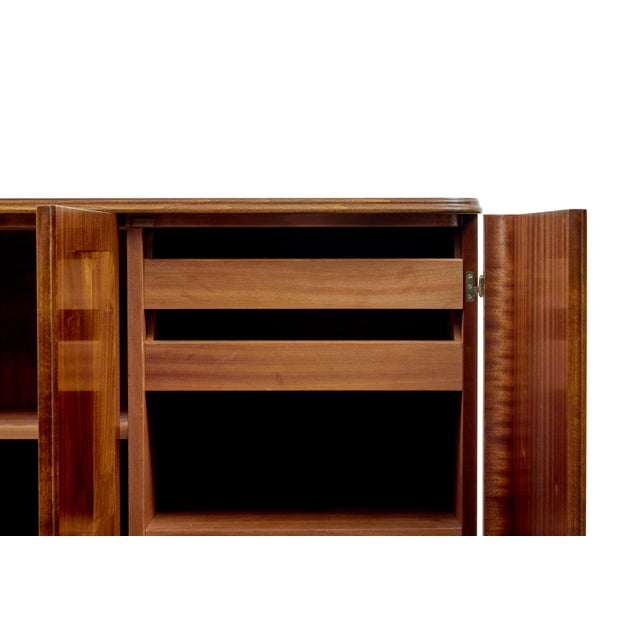 1960s Mid-Century Scandinavian Inlaid Teak Sideboard, 1960 For Sale - Image 5 of 9