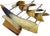 Mid-Century Handcrafted Horn Ship For Sale - Image 4 of 5
