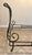 Metal Vintage Signed Brown Jordan "Autumn Guild" Wrought Iron Queen Sleigh Bed For Sale - Image 7 of 16