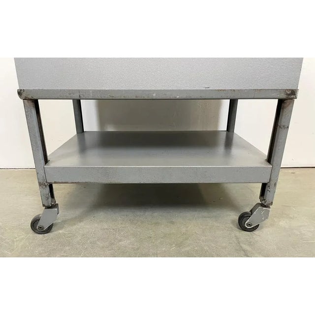 Industrial Grey Trolley, 1960s For Sale - Image 9 of 13