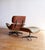 Herman Miller Herman Miller Eames Lounge Chair and Ottoman, Sage Green Leather, 1963 For Sale - Image 4 of 13