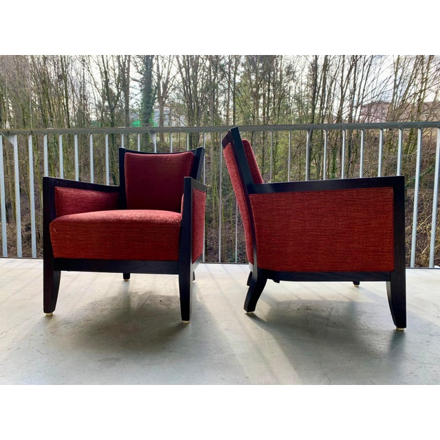Art Deco Lounge Chairs from the Bielefeld Workshops, 1990s, Set of 2 For Sale - Image 10 of 18