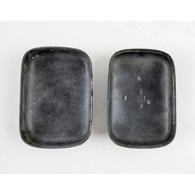 1900 - 1909 1900s Black & Sterling Trinket Box For Sale - Image 5 of 7