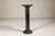 Stone Vintage Black Marble Column Pedestal with White Veining and Stepped Base For Sale - Image 7 of 12