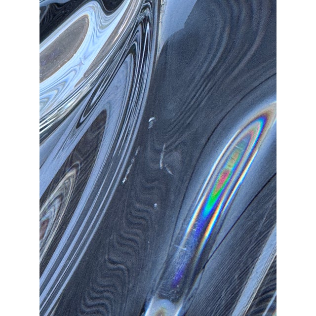 Glass Mid 20th Century Art Vannes France Crystal Sculpture For Sale - Image 7 of 9