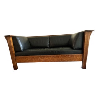 Mission Style Loveseat - Amish Made For Sale
