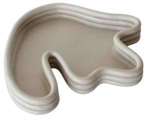 Velvet White Lali Big Vide Poche by Sophie Parachey