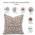 Fabdivine Traditional Block Print Pillow Cover 20x20 Inch Duck Canvas For Sale - Image 4 of 4