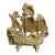 Vintage Solid Brass Colonial Ship Sailing Boat Doorstop For Sale