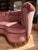 Vintage 1940s Danish-Style Curved Mohair Sofa For Sale - Image 4 of 7