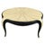 Art Deco Style Shagreen & Ebony Cocktail or Round Coffee Table. For Sale - Image 4 of 5