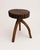 1960s Vintage Brutalist Live-Edge Oak Log Stool with Branch Legs, 1960s For Sale - Image 5 of 9