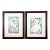 Late 20th Century Limited Edition European Modernist Screenprints – Signed Ljerka Njerš – Museum Framed Statement Art Pair - Plants For Sale