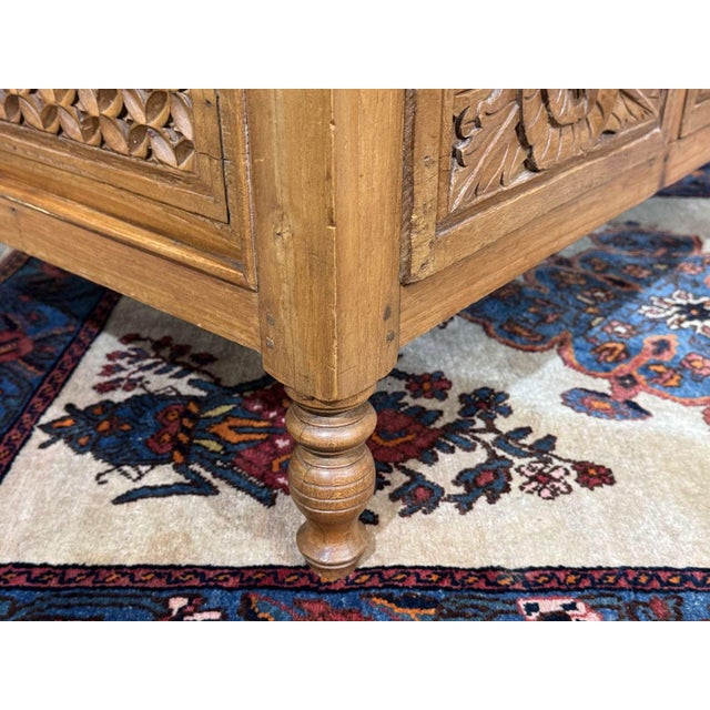 Vintage Indian Teak Coffee Table, 1970s For Sale - Image 10 of 16