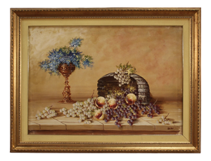 Italian Artist, Still Life, 1970, Oil on Canvas, Framed