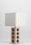 Bulle Travertine Table Lamp by Studio Karen B For Sale - Image 6 of 8