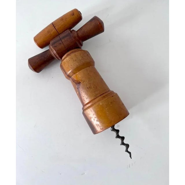 Wood Cork Screw Made of Wood with Metal Screw For Sale - Image 7 of 8