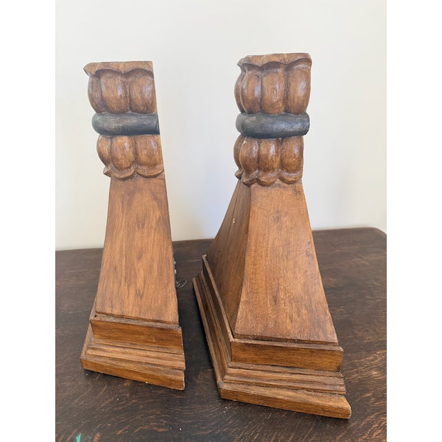 Decorative Wall Mount Brackets - A Pair For Sale - Image 4 of 9