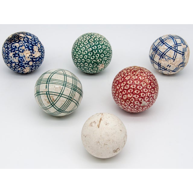 Late 19th Century Rug Balls - Set of 6 For Sale - Image 13 of 13