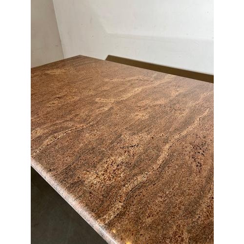 Vintage Dining Table in Granite For Sale - Image 3 of 5