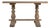 Oak Trestle Table For Sale