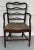 American Antique 18th Century Chippendale Mahogany Ribbon or Pretzel-Back Desk Arm Chair Circa 1790 For Sale - Image 3 of 13