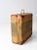Textile Vintage Striped Canvas Suitcase Circa 1930 For Sale - Image 7 of 13