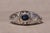 The Sound View Road: Antique Filigree Ring set with Sapphire and Diamonds For Sale - Image 4 of 11