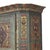 Rustic Rustic Farmhouse Folk Art Painted Bridal Cabinet, 1842 For Sale - Image 3 of 18