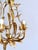 French Gilt and Silvered Tole Leaf 5-Light Chandelier, 1960s, in Very Good conditions. Designed 1960 to 1969 Up to 250V...