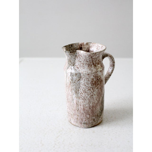 Vintage Studio Pottery Pitcher For Sale - Image 10 of 10