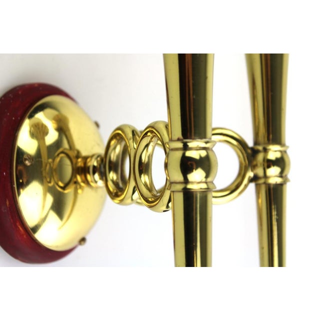 Art Deco Wall Lamps in Torch Shape, 1920s, Set of 2 For Sale - Image 3 of 14