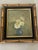 Gorgeous Pair of Chinese Floral Watercolors Signed Framed For Sale - Image 4 of 9