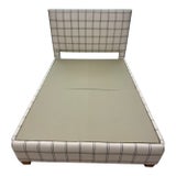 Full Size Bed in Schumacher Fabric by Quatrine For Sale