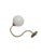 The wall lamp was produced in Poland in the 1950s. It is preserved in good condition. Up to 250V (Europe/UK Standard).The...