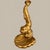 Vintage Mid Century Asian Gold Koi Dolphin and Shell Wall Shelf Decorative Bracket For Sale - Image 9 of 10