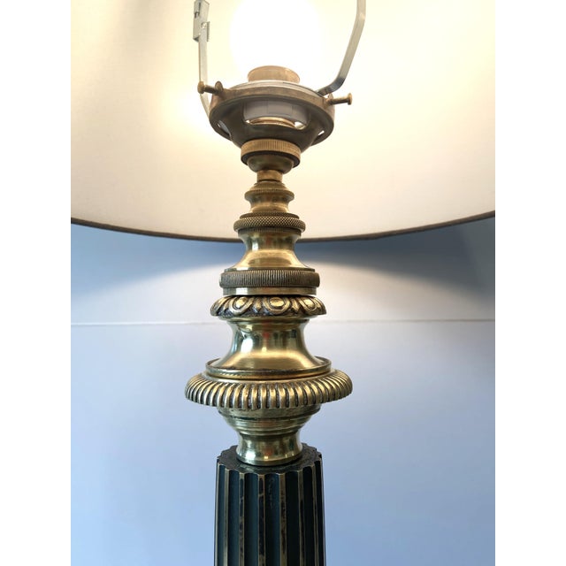 Large Antique French Carcel Lamp in Gilt Bronze and Brass, 1800s For Sale - Image 4 of 12