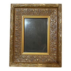 Vintage Ornate Gold & Bronze Picture Frame