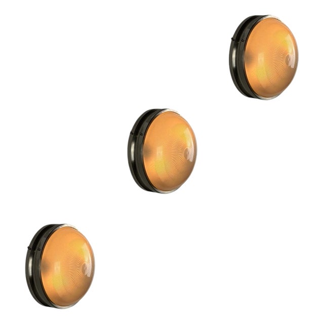 Sigma Wall Lights by Sergio Mazza for Artemide, 1960s, Set of 3 For Sale