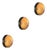 Sigma Wall Lights by Sergio Mazza for Artemide, 1960s, Set of 3 For Sale