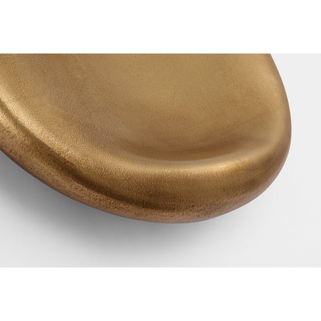 Visual Comfort Kelly Wearstler for Visual Comfort Signature Esculpa 14" Rounded Wall Light in Museum Brass For Sale - Image 4 of 8