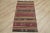 1960s 1960s Traditional Ethnic Red Striped Cicim Natural Wool Kilim Rug For Sale - Image 5 of 13