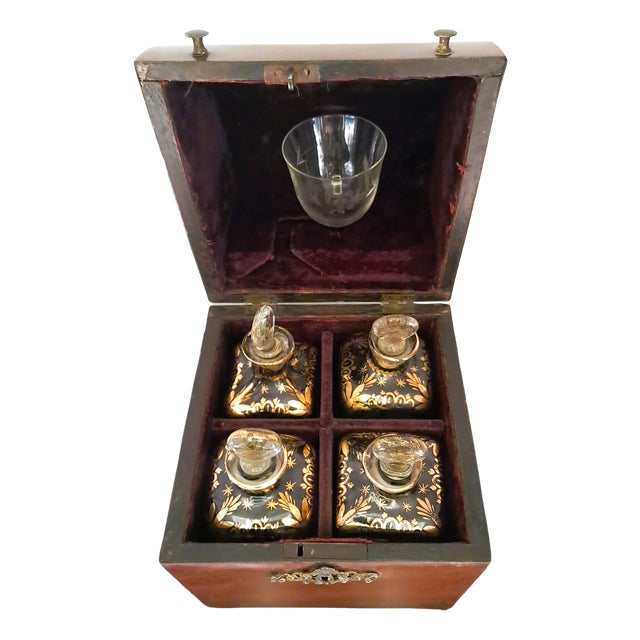 Antique Biedermeier Dutch Liqueur Cabinet, 1800s For Sale